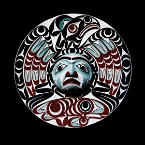 Images Dated 17th March 2015: USA, Washington, Jamestown. Totem art. (PR) Credit as: Don Paulson / Jaynes Gallery