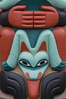 Images Dated 14th May 2015: USA, Washington, Jamestown. Totem art. (PR) Credit as: Don Paulson / Jaynes Gallery