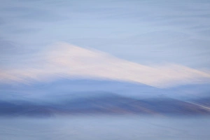 Impressionistic Prints: USA, Washington, Mount Baker. Abstract of Mount Baker