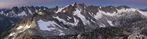 Images Dated 14th September 2007: USA, Washington, North Cascades Nat l Park. A panorama of the remote Picket Range