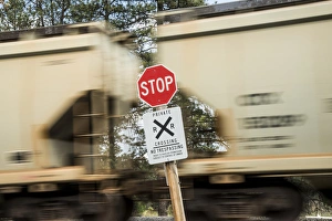 USA: Washington, Palouse, Whitman County, No Water No Life expedition, freight train