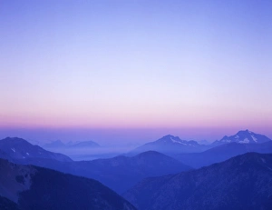 USA, Washington, Pasayten Wilderness, Harts Pass, North Cascades Dawn (Not Available
