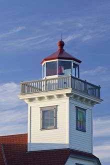 Images Dated 3rd May 2011: USA, Washington, San Juan Islands. Close-up of top of Patos Island Lighthouse. Credit as