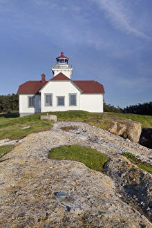 Images Dated 3rd May 2011: USA, Washington, San Juan Islands. View of Patos Island Lighthouse