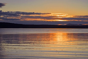 Cloudy Prints: USA, Washington, San Juan Islands