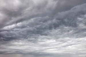 Thunderstorm Prints: USA, Washington, Seabeck. Billowing storm clouds
