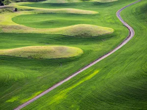 Images Dated 10th June 2015: USA, Washington State. Aerial of Palouse Region