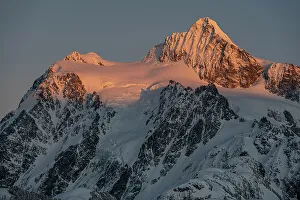 North Cascade Prints: USA, Washington State. Alpenglow on Mount Shuksan near Mount Baker Ski Resort