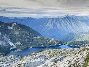 Images Dated 26th July 2019: USA, Washington State. Alpine Lakes Wilderness, Snow Lake