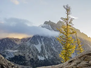 Images Dated 26th July 2019: USA, Washington State. Alpine Lakes Wilderness, Stuart Range, Mount Stuart
