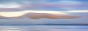 Images Dated 18th February 2019: USA, Washington State, Hood Canal. Composite of lifting veil of fog