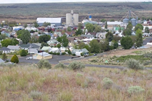 Small Town Prints: USA, Washington State, Lincoln County, Odessa