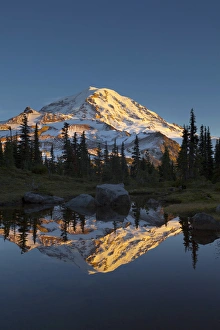 Images Dated 17th October 2011: USA, Washington State, Mt. Rainier National Park
