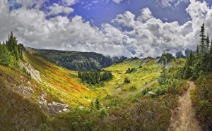 Images Dated 1st October 2021: USA, Washington State, Mt. Rainier National Park