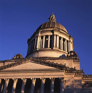 Clear Sky Prints: USA, Washington State, Olympia, Washington State Capitols legislative building