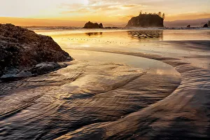 Sea Stack Prints: USA, Washington State, Olympic National Park