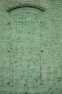 Deborah Winchester Prints: USA, Washington State, Palouse. Painted brick in historic building