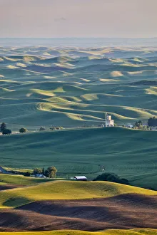 USA, Washington State, Palouse. View from Steptoe Butte
