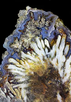 USA, Washington State, Sammamish. Close-up pattern design of agate