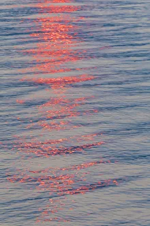 Images Dated 4th September 2017: USA, Washington State, Seabeck. Sunset reflected on Hood Canal