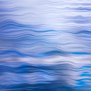 Blurred Prints: USA, Washington State, Seabeck. Water wave abstract. Credit as