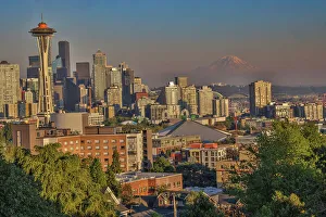 Space Needle Prints: USA, Washington State, Seattle