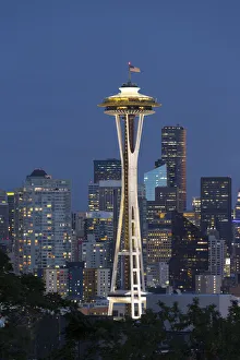 USA, Washington State, Seattle. Space Needle