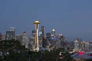 Space Needle Prints: USA, Washington State, Seattle. Space Needle