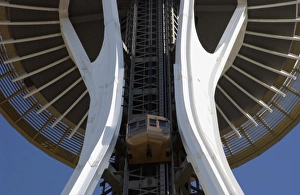 Space Needle Prints: USA, Washington State, Seattle, Space Needle