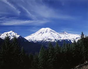 Images Dated 15th February 2013: USA, Washington State, View of Mt Rainer National Park