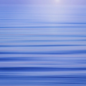 Calming Prints: USA, Washington. View from San Juan Island looking over Haro Straight into Canada at sunset