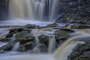 USA, West Virginia, Blackwater Falls. Elakala Falls landscape