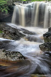 New Images March 2024 Prints: USA, West Virginia, Canaan Valley State Park. Blackwater River waterfall and rapids