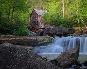 New Images March 2024 Prints: USA, West Virginia, New River Gorge National Park. Landscape with vintage grist mill