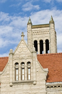 Images Dated 29th November 2008: USA, WV, West Virginia, Parkersburg. Wood County Courthouse constructed in 1899 listed