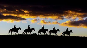 Images Dated 30th November 2023: USA, Wyoming, Shell. Hideout Ranch, Big Horn Mountain Range