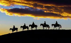 Images Dated 30th November 2023: USA, Wyoming, Shell. Hideout Ranch, Big Horn Mountain Range