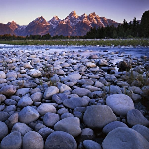Tetons Prints: USA, Wyoming, Teton National Park, the Snake River, Teton Range