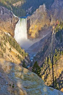 Images Dated 20th June 2010: USA, Wyoming, Yellowstone National Park, Lower Falls of the Yellowstone River in