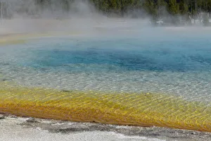 Images Dated 31st January 2021: USA, Wyoming, Yellowstone National Park. Black Sand Basin, Rainbow Pool
