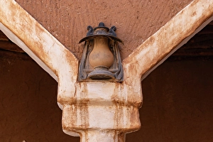 Adobe Prints: Ushaiger Heritage Village, Riyadh, Saudi Arabia. Old lantern