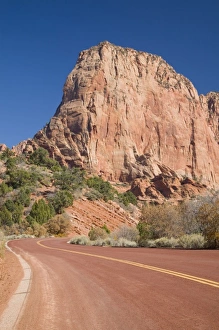 Zion Np Prints: UT, Zion National Park, Kolob Canyons, Navajo sandstone formations