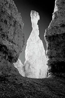 Images Dated 25th January 2024: Utah, Bryce Canyon National Park. Hoodoo along the Peekaboo Loop Trail