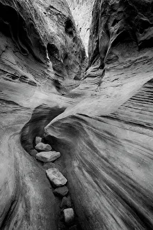 Images Dated 25th January 2024: Utah, Emery County. Little Wildhorse Canyon