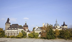 Images Dated 2nd November 2009: Vajdahunyad Castle in Budapest during fall, Hungary