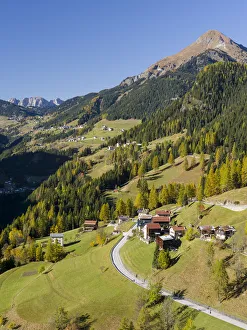 Belluno Prints: Val de Fodom towards Buchenstein (Livinallongo) in the Dolomites of the Veneto