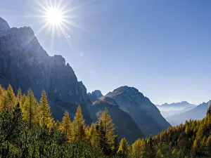 Valle Corpassa in the Civetta - Moiazza mountain range in the dolomites of the Veneto Valle Corpassa in the Civetta - Moiazza mountain range in the dolomites of the Veneto