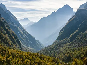 Valle Corpassa in the Civetta - Moiazza mountain range in the dolomites of the Veneto