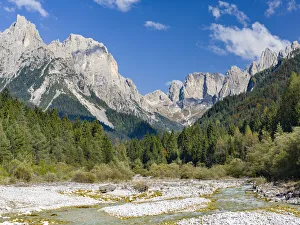 Dolomite Prints: Valle del Canali in the mountain range Pale di San Martino