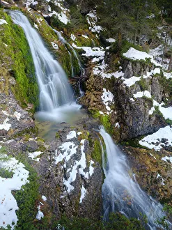 Northern Italy Prints: Vallesinella Falls, Cascate Alte